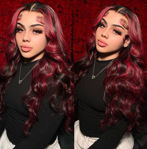 Dark Burgundy Wig, Lace Front Body Wave, Burgundy Wig, Human Hair Color, Curly Human Hair Wig, Red Wigs, Dark Burgundy, 100 Remy Human Hair, Body Wave Hair