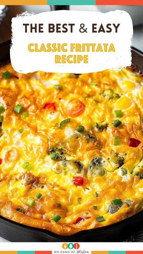 Looking for a quick and easy meal that’s full of flavor? Try this Classic Frittata Recipe! With just 10 minutes of prep, you’ll have a delicious dish packed with eggs, veggies, and cheese. Perfect for breakfast, brunch, or even dinner, this frittata is a crowd-pleaser that’s sure to impress. Get creative with your favorite vegetables and make it your own. Click to see the full recipe and start cooking today! Fritata Recipe, Frittata Recipes Breakfast, Easy Frittata Recipe, Egg Frittata, Easy Frittata, Gluten Free Holiday Recipes, Breakfast Frittata, Veggie Frittata, Vegetable Frittata