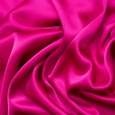 Pink Satin Wallpaper, Hot Pink Vibes, Pink Fabric Background, Dark Pink Colour, Dark Pink Dress, Fuchsia Fabric, Baby Shower Girl Diy, Pink Satin Fabric, Pink Fushia