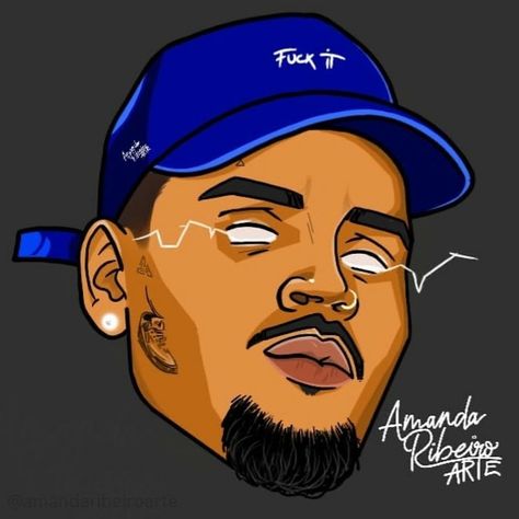 Chris Brown Painting, Chris Brown Cartoon, Chris Brown Drawing, Cricut Expression Projects, Chris Brown Art, Belly Dancing Videos, Hip Hop Artwork, Fashion Design Template, Rapper Art