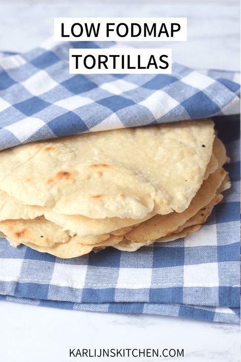 A recipe to make your own gluten-free and low FODMAP tortillas! Also lactose-free and vegan #FODMAP #glutenfreetortillas #fodmaptortillas #glutenfree #lactosefree #vegan Vegan Fodmap, Fodmap Recipes Dinner, Low Fodmap Recipes Dinner, Fodmap Snacks, Gluten Free Dough, Low Fodmap Diet Recipes, Gluten Free Wraps, Fodmap Diet Recipes, Gluten Free Tortillas