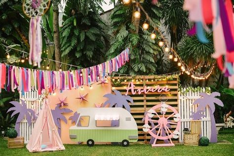 Amara’s Coachella Themed party – 1st Birthday | Party Doll Manila Coachella Birthday Party, Coachella Party Theme, Coachella Party Ideas, Coachella Theme Party, Coachella Theme, Coachella Birthday, Festival Themed Party, Coachella Party, Coachella Inspiration