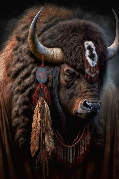 Native American Spirit Animals, Buffalo Art Print, Spirits Art, American Drawing, American Indian Artwork, Native American Drawing, Bison Art, Arte Pin Up, Buffalo Art