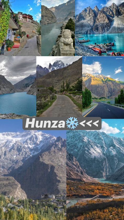 #Pakistan #hills #mountains #lakes #hunza #valley Hunza Valley, Pakistan, Lake