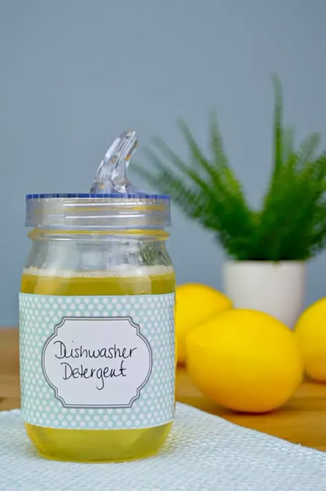 Homemade Liquid Dishwasher Detergent - Mom 4 Real Homemade Liquid Dishwasher Detergent, Liquid Dishwasher Detergent, Clean Detergent, Natural Dishwasher Detergent, Diy Dishwasher Detergent, Homemade Dishwasher Detergent, Diy Detergent, Homemade Detergent, Detergent Recipe