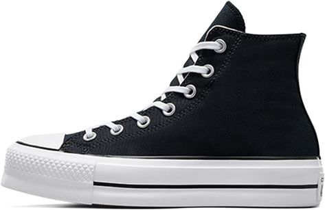 Samba Shoes, Chuck Taylor All Star Lift, Long Skirt Outfits, Blue Denim Skirt, Black Converse, Next Clothes, All Black Outfit, Converse Chuck Taylor All Star, Canvas Sneakers