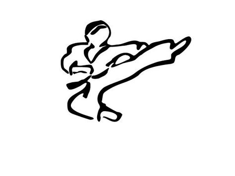 Taekwondo Tattoo, Karate Tattoos, Martial Arts Tattoos, Taekwondo Girl, Judo Karate, Kyokushin Karate, Karate Girl, Cute Sketches, Tattoo Style Drawings