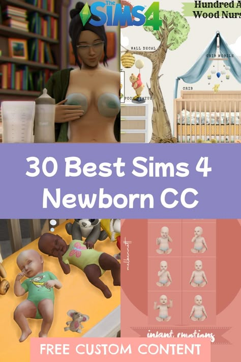 Get ready for your Sims newest arrival with newborn CC that offers everything from cute clothes to beautiful cribs and baby accessories. Click for more! Sims 4 Adoption Mod, Sims 4 Birth Mods, Sims 4 Cc Infant Play Mat, Sims 4 Breast Pump, Sims 4 Cc Baby Cribs, Sims 4 Tsr Cc, Sims 4 Twins Cc, Crib Sims 4, Sims 4 Baby Boy Cc