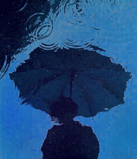 #rain #umbrella #photography #blue #sillouette #shadow Blue Aesthetic Dark, Dark Green Aesthetic, Slytherin Aesthetic, Spotify Covers, Blue Hour, Aesthetic Dark, Playlist Covers, Ravenclaw, Green Aesthetic