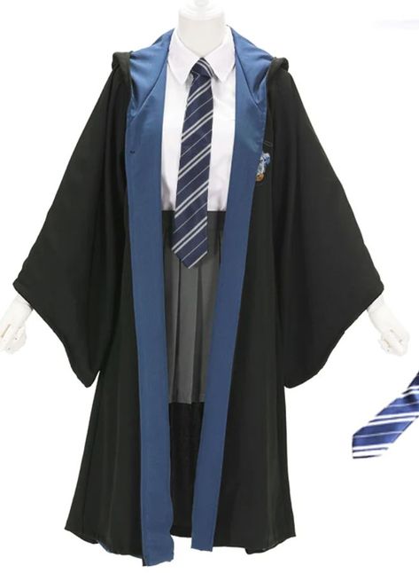 Hogwarts School Uniform, Ravenclaw Costume, Ravenclaw Uniform, Harry Potter Uniform, Ravenclaw Outfit, Hogwarts Uniform, Hogwarts Outfits, Ravenclaw Aesthetic, Harry Potter Cosplay