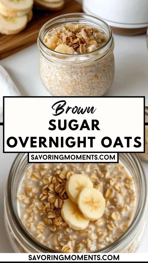 A Sweet Start to Your Morning Wake up to a deliciously creamy and satisfying breakfast with these brown sugar overnight oats. Packed with wholesome oats and a hint of sweetness, it’s the perfect way to fuel your day. Discover how easy this recipe is – click for details #overnightoats #brownsugaroats #easybreakfastrecipes #healthybreakfast #mealprepideas #quickbreakfast #oatmealrecipes #makeaheadmeals #morningfuel #sweetandsimple