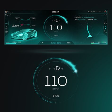 HMI Concept for ultra wide screen on Behance Car Ui, Ui Design Dashboard, Electric Car Charging, Gui Design, Tech Branding, Mobile Ui Design, Wide Screen, Steering Wheels, Ultra Wide