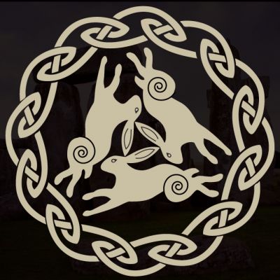 triple-rabbits Celtic Rabbit, Celtic Oak Tree, Irish Hare, 3 Hares, Rabbit Symbol, Norse Knotwork, Three Hares, Magic Images, Celtic Images