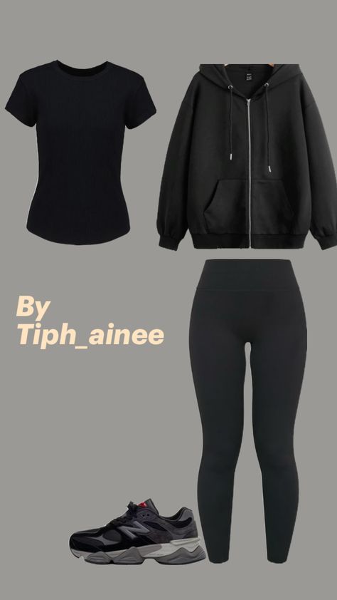 outfit_ideas’ NEW BALANCE 9060 NOIR New Balance Outfit, New Balance 9060, Outfit Zara, Swag Outfits For Girls, Aesthetic Women, Winter Fits, Rainy Day Outfit, Cute Everyday Outfits, Sneakers Outfit