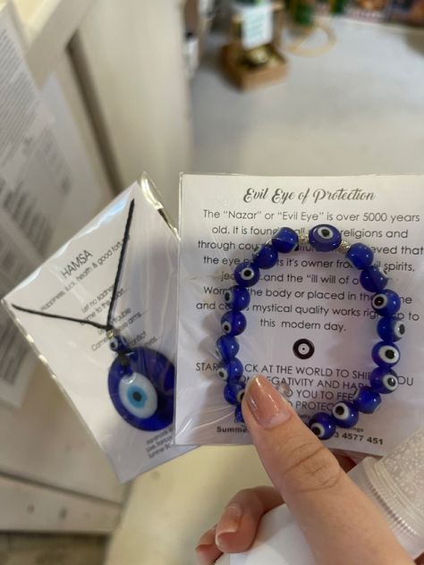 Evil Eye Necklace Aesthetic, Evil Eye Jewelry Necklace, Evil Eye Bracelet Diy, Turkish Bracelet, Nazar Bracelet, Evil Eye Art, Necklace Aesthetic, Diy Room Decor For Teens, Aesthetic Vsco