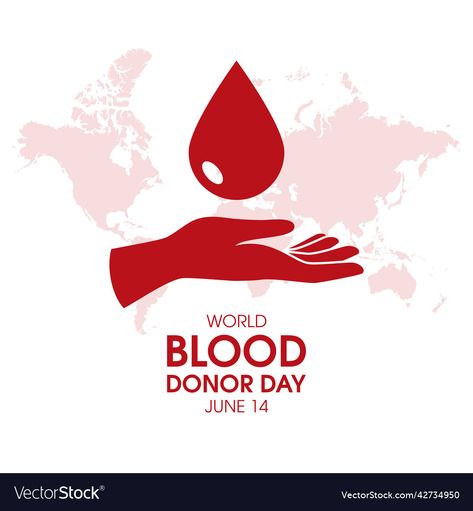 World Blood Donor Day Poster, Blood Donor Day Poster, World Map Silhouette, Blood Donation Day, Donating Blood, World Blood Donor Day, Hand Icon, Blood Donor Day, Map Silhouette