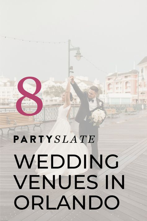 There are many stunning wedding venues in Orlando, but finding an event space doesn’t have to be overwhelming. PartySlate makes it easy with our curated list of the best spots to say “I do.” We’ve narrowed our list based on which venues attract the top Orlando wedding planners, the beauty and flexibility of the space, as well as the level of top-tier service. Keep reading to discover our favorites. Best Wedding Venues In Florida, 1010 West Orlando Wedding, Paradise Cove Orlando Wedding, Lowes Royal Pacific Resort Orlando, Private Event Space, Orlando Wedding Venues, Romantic Wedding Venue, Stunning Wedding Venues, Dream Wedding Venues