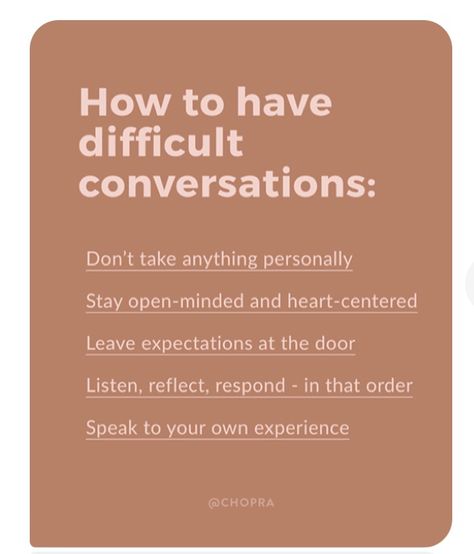 often we are fearful of the response of another person, possibly we put to many expectations in place before we even begin, here are a few tips to help you start to have more courageous conversations in your life! When we come from a place of being open, listening before responding, and understanding that all our logic is based off our beliefs and perception, meaning we can only understand our experiences. If your actively listening, you can step into the other person’s experience. We all want Listen To Understand Not To Respond, Courageous Conversations, Radical Candor, Conversation Quotes, Book Reading Journal, Difficult Conversations, Coaching Tools, Self Assessment, Book Reading