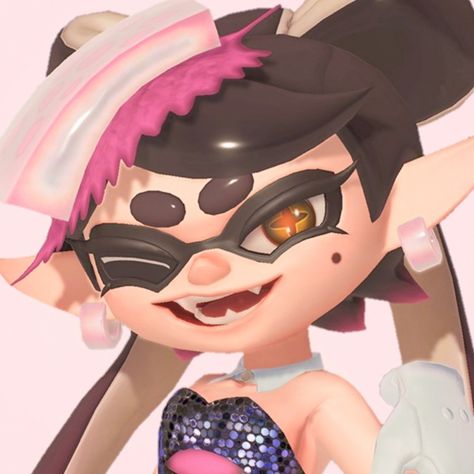 Callie Icon, Callie Splatoon, Splatoon, Pink, Black