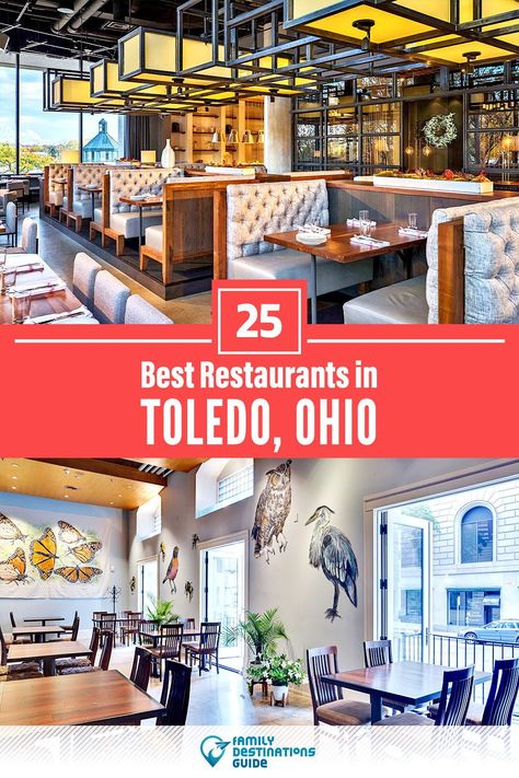 Want to see the best restaurants in Toledo, OH? We’re FamilyDestinationsGuide, and we’re here to help: From incredible brunch spots and amazing places to eat dinner, to local foodie spots and hidden gems, discover the BEST Toledo restaurants - so you get memories that last a lifetime! #toledo #toledorestaurants #restaurantsintoledo #bestrestaurantsintoledo #placestoeattoledo Toledo Spain Day Trip, Toledo Restaurants, Glass City, Retired Life, Kid Friendly Restaurants, Toledo Spain, Fancy Restaurants, Seat Toledo, Toledo Ohio