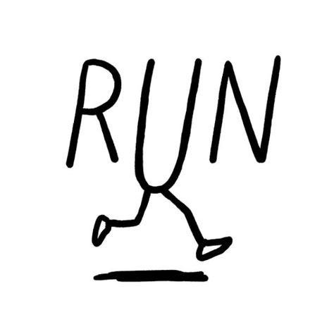 Running Legs Drawing, Running Stick Figure Drawing, Running Aesthetic Drawing, Xc Poster Ideas Funny, Run Logo Design Ideas, Running Tattoo Ideas For Men, Marathon Drawing, Running Doodles, Fun Run Poster