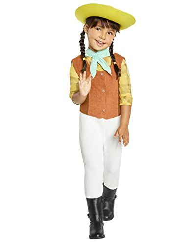 15 Best Dino Ranch Costumes For Kids And Adults Ranch Costume, Dino Ranch, Halloween Spirit Store, Ranch Dress, Yellow Jumpsuit, Blue Bandana, Halloween Store, Family Costumes, Matching Hat