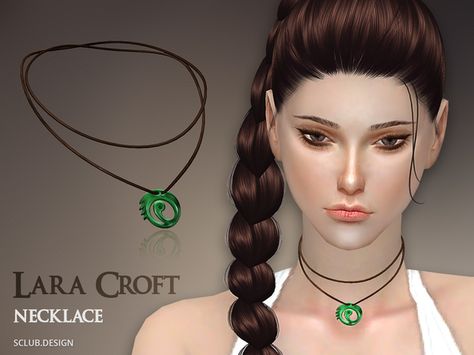 The Sims Resource: Lara Croft Necklace by S-Club • Sims 4 Downloads Sims 4 Cc Accessories, Aztec Jewelry, Sims 4 Cc Makeup, Y2k Necklace, The Sims 4 Download, Sims 4 Downloads, Sims 4 Cas, Hippie Necklace, Boho Accessories