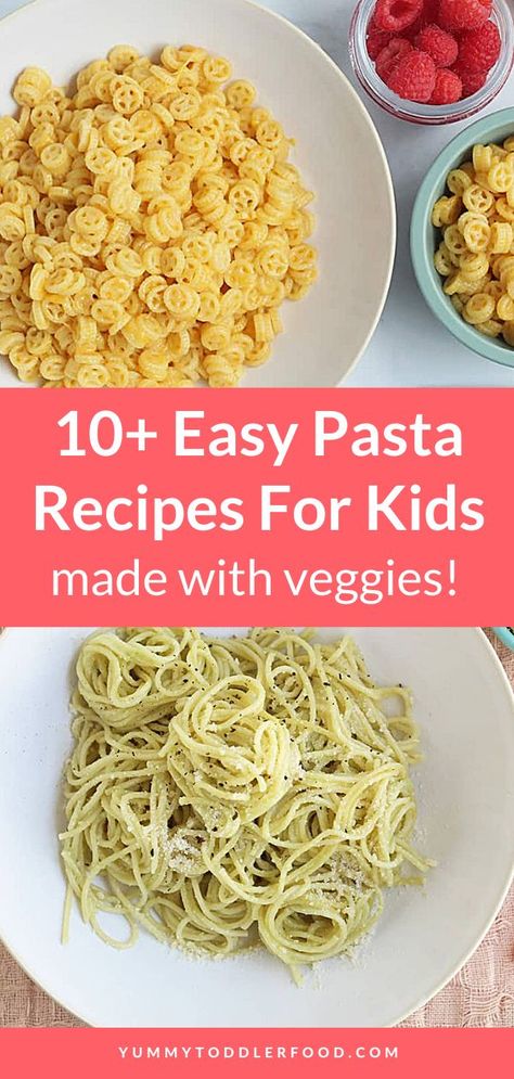 Simple Bland Dinners, Baby Lunches For Daycare, 10 Month Old Pasta Recipes, Family Friendly Pasta Dishes, Quick Blw Dinner, Pasta For One Year Old, Yummytoddlerfood Pasta, Easy Kid Food Recipes, Easy Veggie Pasta Sauce