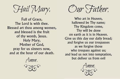 Ave Maria Prayer, Christian Modesty, English Prayer, Hail Mary Prayer, Our Father Prayer, How To Believe, Gods Princess, Jesus And Mary Pictures, Prayers For Children