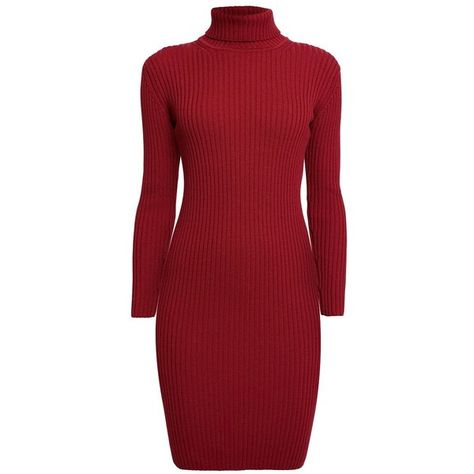 Rumour London - CLAUDIA Red Ribbed Turtleneck Dress found on Polyvore featuring dresses, ribbed turtleneck, turtleneck dress, stretch dress, red dress and red turtleneck Red Turtleneck Dress, Ribbed Turtleneck Top, Red Turtleneck, Fall Winter Dresses, Turtleneck Dress, Red Dress Short, Ribbed Mini Dress, Ribbed Dress, Ribbed Turtleneck