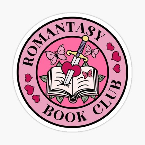 Book Tropes Stickers for Sale | Redbubble Reader Stickers, Romantasy Book, Book Tropes, Bookish Aesthetic, Pink Stickers, Sticker Design Inspiration, Gift Ideas Christmas, Aesthetic Sticker, Book Cafe