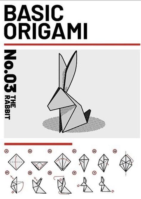 Origami Rabbit, Basic Origami, Origami Diagrams, Tutorial Origami, Cute Origami, Origami And Kirigami, Origami Patterns, Folding Origami, Instruções Origami