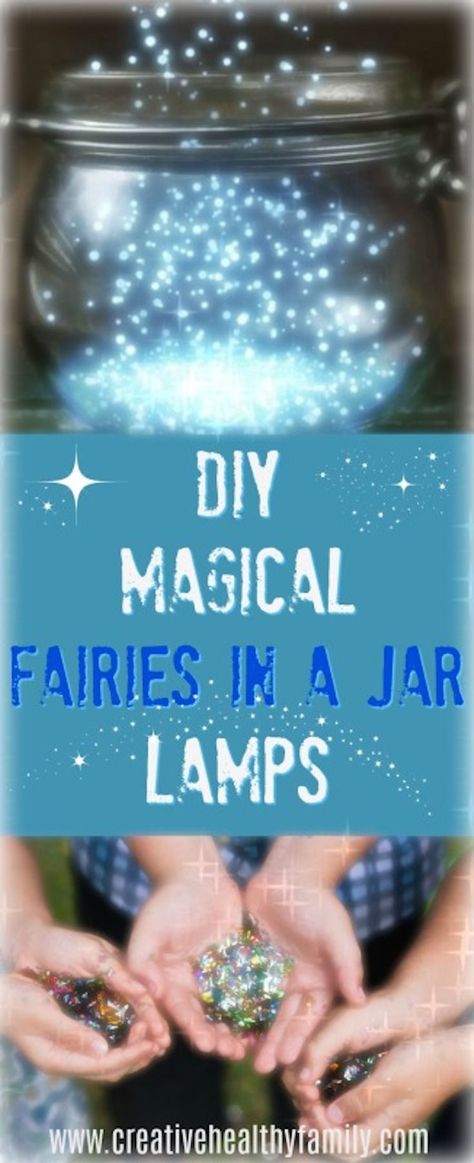 DIY Magical Fairies In A Jar. Such a cute, creative, and entertaining craft idea for kids. Super easy to make. #diy #crafts  #home #parenting #kids Fairies In A Jar, Things That Glow, Glow Stick Jars, Jar Lamps, Magical Fairies, Diy Glow, Lamp Diy, Fairy Jars, Diy Glitter