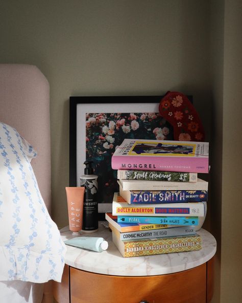 Sunny scenes lately ✨ 1. It’s basket bag season 🧺 2. Love this corner of Dahlia’s new room 3. Reading corner ✨ 4. Me vs the books on my bedside table 5. Selfie ft the new @glossier foundation bc I am obsessed ✨ 6. My gorgeous boy 🦁 7. Sunny day outfit (and a reminder to get my summer clothes out of storage) 8. Picking paint for our spare room 🧈 Bedside Basket, Glossier Foundation, Sunny Day Outfit, Barbara Kingsolver, Reading Corner, Spare Room, My Summer, Basket Bag, Day Outfit