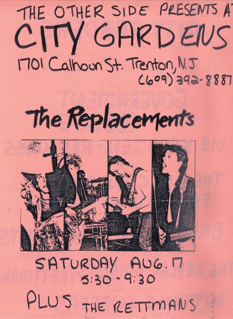 The Used Poster Band, Neighborhood Poster Band, The Frights Band Poster, Capital Cities Band, Pacific Avenue Band Poster, Concert Flyers, The Replacements, Concert Flyer, Band Poster