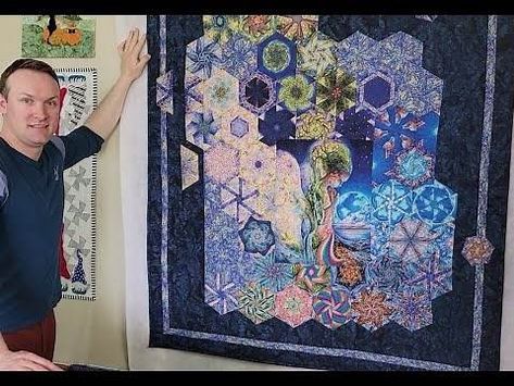 one block wonder quilts - Yahoo Search Results Jordan Fabrics, One Block Wonder, Hexagon Quilts, Kaleidoscope Quilt, Josephine Wall, Quilting Videos, Hexagon Quilt, Panel Quilts, Quilting Tips