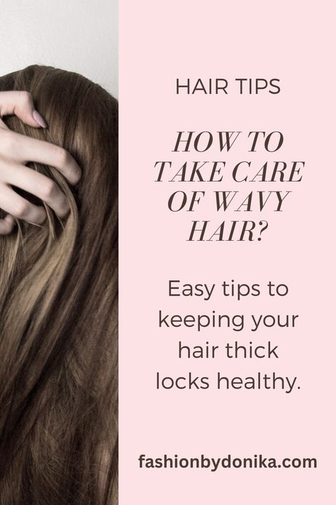 Easy tips to keeping your hair thick locks healthy everyday! How To Take Care Of Wavy Hair, Healthy Wavy Hair, Take Care Of Wavy Hair, Get Healthy Hair, Thick Locks, How To Get Healthy, Thick Wavy Hair, Everyday Hair, Hair Do