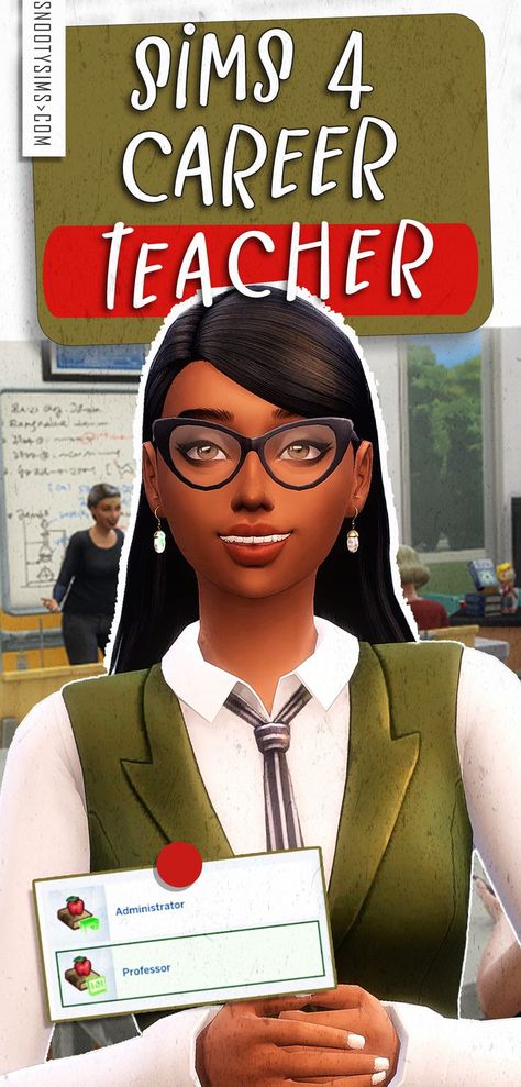 sims 4 teacher career Sims 4 Teacher, Sims 4 Careers, Sims 4 Career Mods, Sims 4 Get Together, Sims 4 Jobs, Zepeto Avatar Ideas, Sims 4 Free Mods, Los Sims 4 Mods, Teacher Career