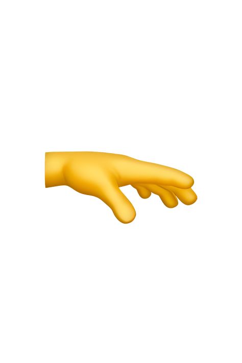 The 🫳 Palm Down Hand emoji depicts a hand with the palm facing downwards. The hand is shown in a neutral position, with all fingers extended and slightly apart. The skin tone of the hand can vary depending on the platform, but it is typically a light to medium shade. The overall appearance of the emoji is simple and straightforward, with no additional details or embellishments. Hand Emoji Iphone, Hand Emoji Meanings, Finger Emoji, Secret Symbols, Emojis Iphone, Apple Emojis, Ios Emoji, Hand Emoji, Iphone Emoji