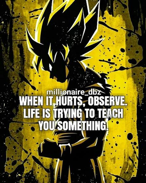 Goku Quotes Inspiration, Goku Quotes, Dbz Quotes, Tanaka Kun Is Always Listless, Sensitive Quotes, Balls Quote, Hero Quotes, Image Dbz, Anime For Life