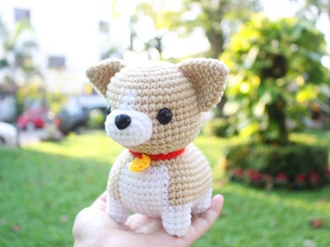 Crochet Dog Patterns, Animals Crochet, Leisure Arts, Crochet Dog, Cute Stuffed Animals, Dog Pattern, Crochet Toys Patterns, Knitted Toys, Crochet Patterns Amigurumi