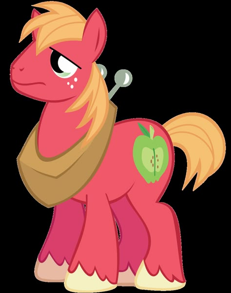 Big macintosh Apple Jacks Brother, Big Mack, Big Macintosh, My Little Pony Applejack, Apple Jack, Mlp Characters, Equestrian Girls, My Little Pony Characters, Mlp Pony