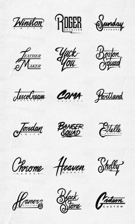 Shirt Brand Name Ideas, Full Name Logo Design, Clothing Brand Font Ideas, Tshirt Brand Name Ideas, Name Logo Design Ideas Letters, T Shirt Brand Name Ideas, Hoodie Logo Design Ideas, Graphic Design Names Ideas, Brands Names Ideas