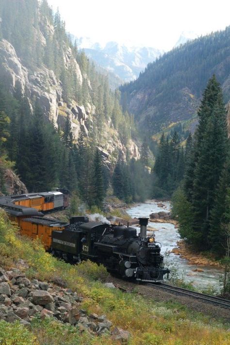 Silverton and Durango, Colorado Old Steam Train, Durango Colorado, Breckenridge Colorado, Old Trains, Trainspotting, Aspen Colorado, Train Ride, Train Pictures, Pikes Peak