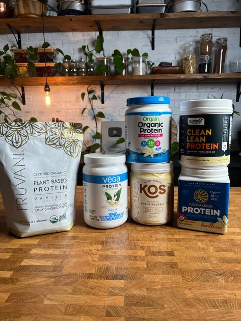 The Best Vegan Protein Powder Vegan Protein Powder Recipes, Protein Powder Aesthetic, Clean Protein Powder, Protein Powder For Kids, Safe Meals, Protein Powder Brands, Best Vegan Protein Powder, Healthiest Protein Powder, Food Alternatives