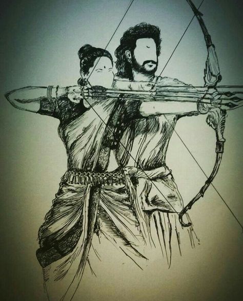 Baahubali sketch Pencil Art Love, Potrait Painting, Pen Art Work, Boho Art Drawings, Pencil Sketch Images, Pen Art Drawings, Portraiture Drawing, Madhubani Art, Beauty Art Drawings