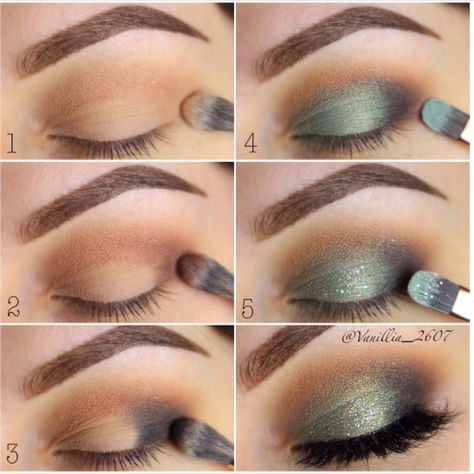 Green can be tricky, but here’s proof that it can be done. | 18 Eye Makeup Cheat Sheets If You Don't Know WTF You're Doing Makeup Cheat Sheets, Maquillage Yeux Cut Crease, Eye Makeup Steps, Simple Eye Makeup, Makijaż Smokey Eye, How To Apply Eyeliner, Makeup Guide, Makeup Tips For Beginners, Eye Makeup Tips