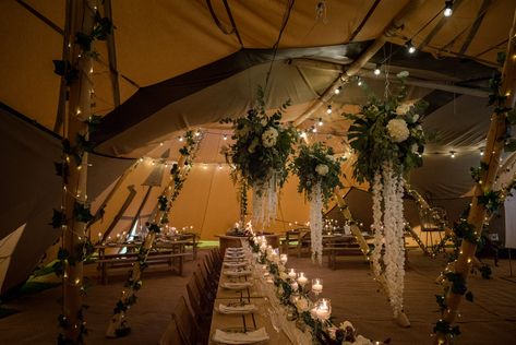 Luxury Rustic Tipi Wedding Ideas at Kelmarsh Hall - Sarah Vivienne Photography Tipi Decor, Tipi Wedding Ideas, Tipi Wedding Decor, Summer Garden Party, Tipi Wedding, Charlotte Wedding, Amazing Weddings, Wedding Cupcakes, Summer Garden