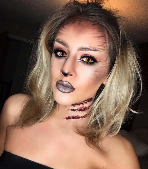 Cracked Doll Makeup, Werewolf Makeup, Make Up Halloween, Scarecrow Makeup, Halloween Make-up Looks, Amazing Halloween Costumes, Creepy Halloween Makeup, Cute Halloween Makeup, Halloween Makeup Pretty