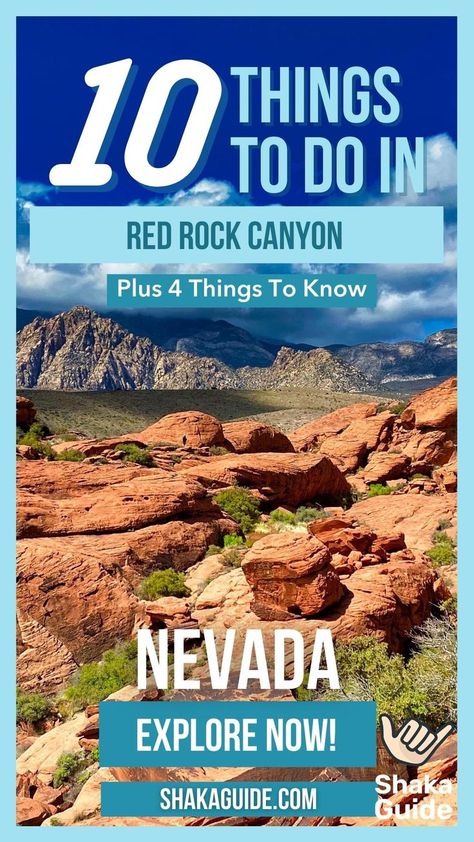 10 things to do in Red Rock Canyon Red Rock Las Vegas, Red Rock Canyon Las Vegas, Southwest Travel, Nature Trip, Usa Destinations, Red Rock Canyon, Nevada Travel, Nature Trails, Hiking Nature